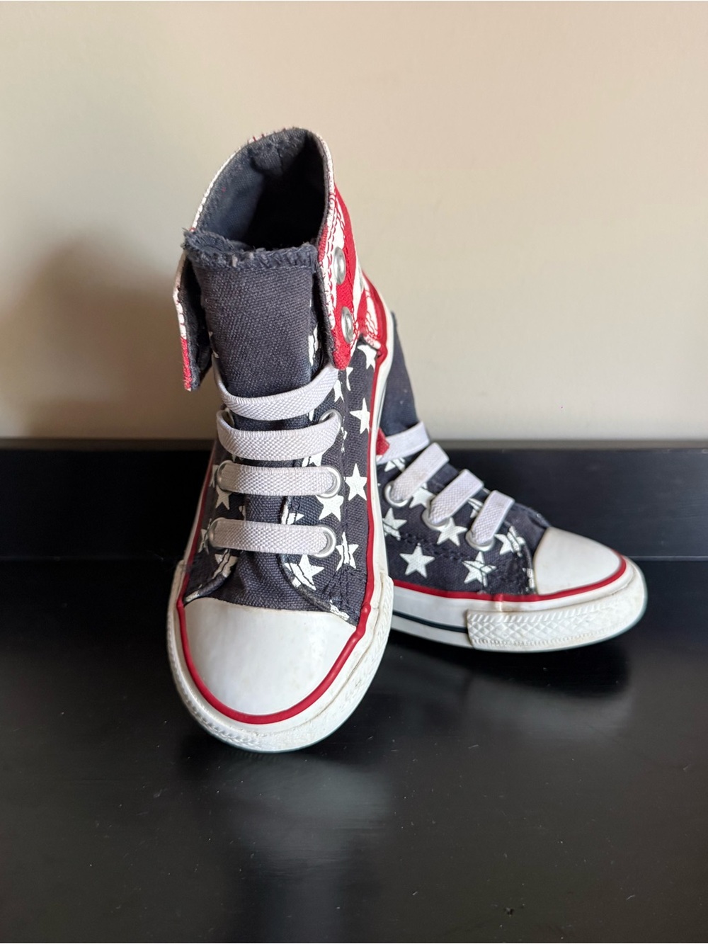 Converse  Baby/Toddler High Tops Stars & Stripes Americana Size 7